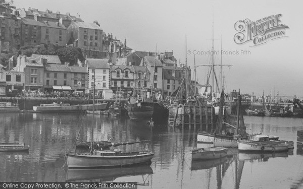 Photo of Brixham, The Harbour c.1950