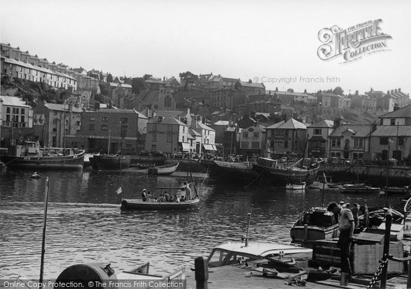 Photo of Brixham, The Harbour c.1955