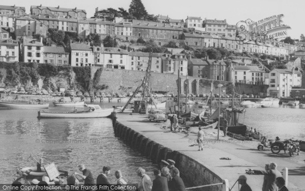 Photo of Brixham, The Harbour c.1965