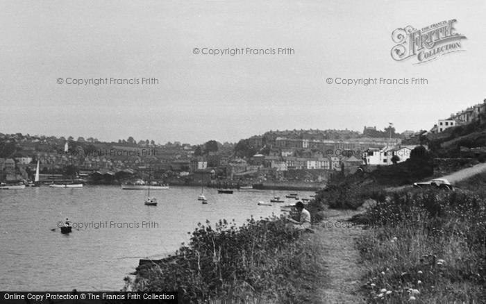 Photo of Brixham, The Harbour From Cliff Walks c.1939