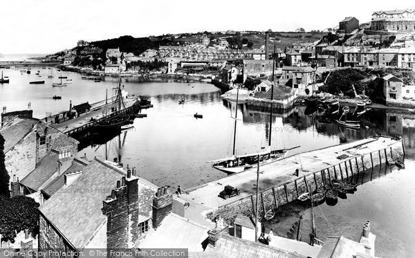 Photo of Brixham, The Harbour From Overgang 1925