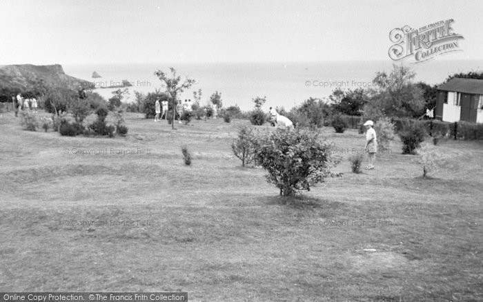 Photo of Brixham, The Putting Green, St Mary's Bay Holiday Camp 1957