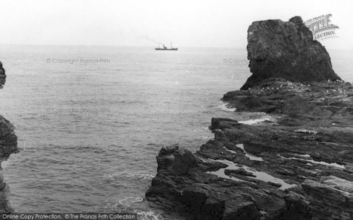 Photo of Brixham, The Rocks From Landscove Camp c.1933