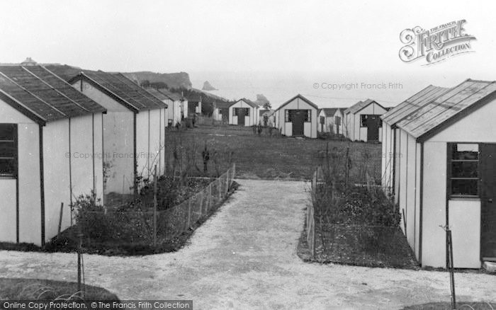 Photo of Brixham, The Sea From St Mary's Bay Holiday Chalet Resort c.1939