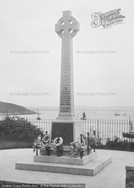 Photo of Brixham, War Memorial 1922