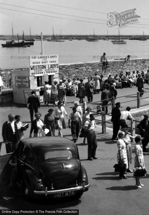 Photo of Brixham, Western Ladys Ticket Office, The Quay c.1960