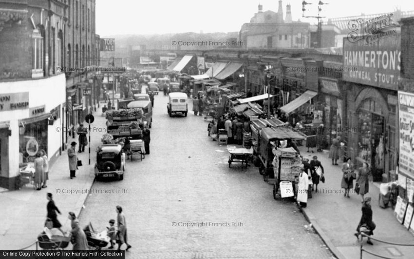 Brixton, Station Road Market 1952