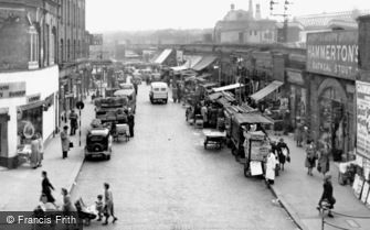Brixton, Station Road Market 1952