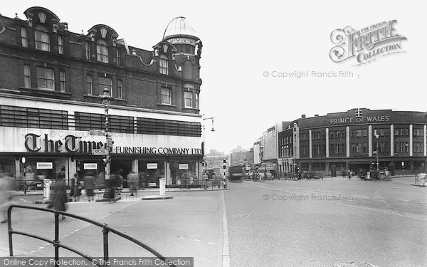 Photo of Brixton, The Cross Roads c.1952