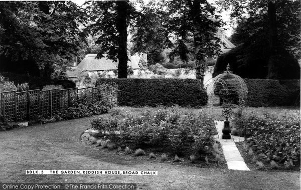 Photo of Broad Chalke, The Garden, Reddish House c.1955