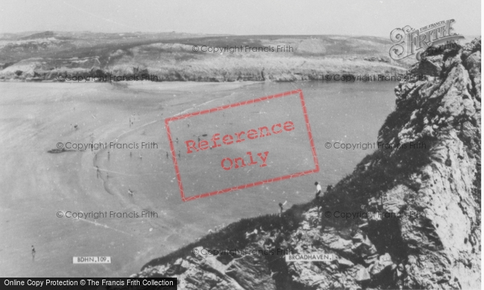 Photo of Broad Haven, The Beach c.1965