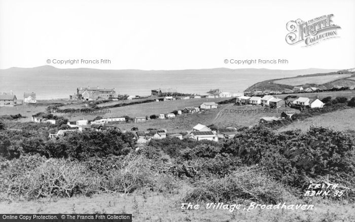 Photo of Broad Haven, The Village c.1960