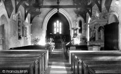 The Church Interior c.1955, Broad Hinton