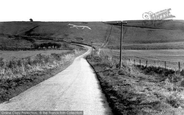 Photo of Broad Hinton, The White Horse c.1955