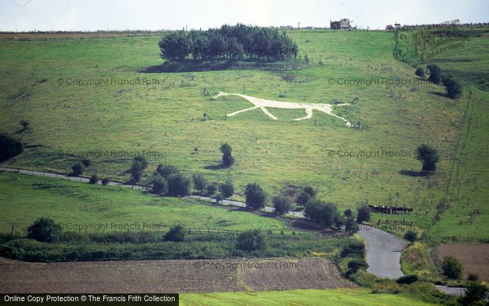 Photo of Broad Hinton, White Horse Of Hackpen Hill c.1995
