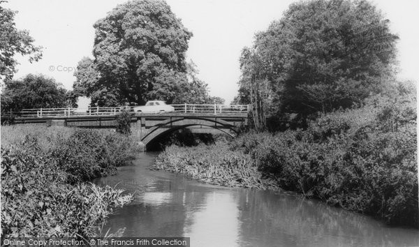 Photo of Broadbridge Heath, The River And The Bridge c.1965