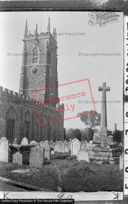 Photo of Broadclyst, Church And Old Preaching Cross 1907