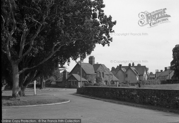 Photo of Broadclyst, The Village From The Church 1951