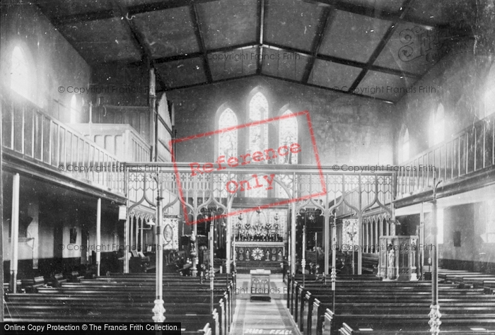 Photo of Broadstairs, Church Interior 1894