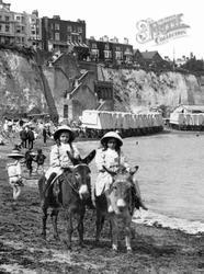 Donkey Rides On The Beach 1907, Broadstairs