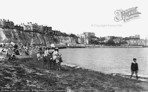 Photo of Broadstairs, Donkeys On The Beach 1907