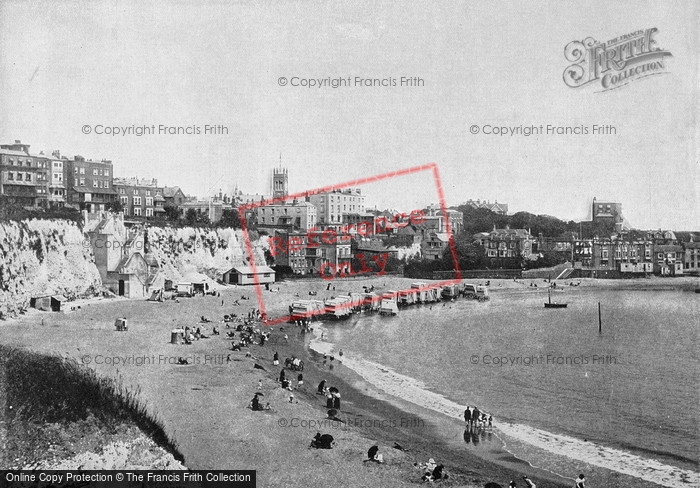 Photo of Broadstairs, General View From The Cliffs c.1895