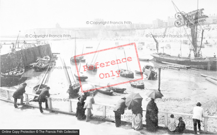 Photo of Broadstairs, Harbour c.1890