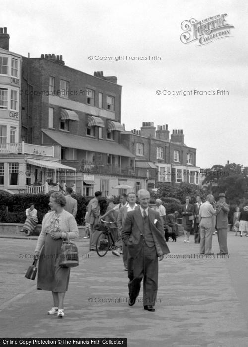 Photo of Broadstairs, People On The Promenade 1951