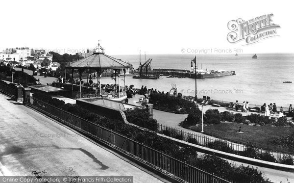 Photo of Broadstairs, Promenade And Bandstand 1902