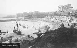 Thames Barge And The Beach c.1890, Broadstairs