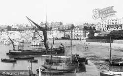 Thames Barge On The Beach 1897, Broadstairs