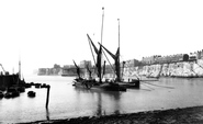 Thames Barges, The Harbour 1902, Broadstairs