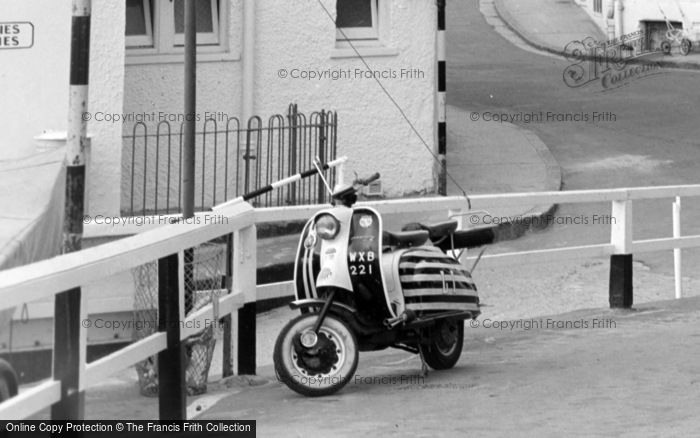 Photo of Broadstairs, The Jetty, A Scooter 1965