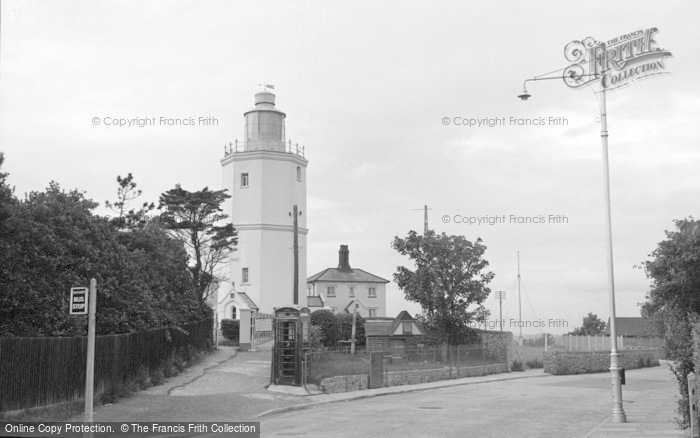 Photo of Broadstairs, The Lighthouse, North Foreland 1951 