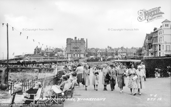 Photo of Broadstairs, The Promenade 1951