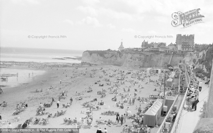 Photo of Broadstairs, View From Cliff Top 1962