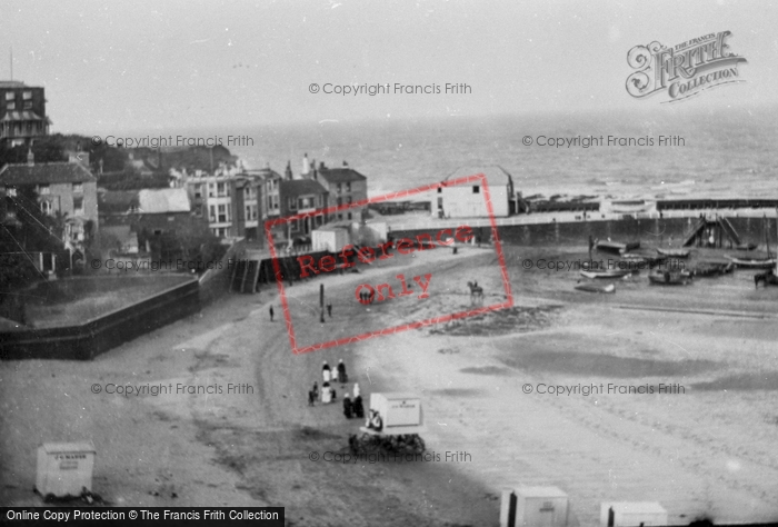 Photo of Broadstairs, West Cliff And Harbour 1887