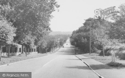 Lower Blandford Road c.1955, Broadstone