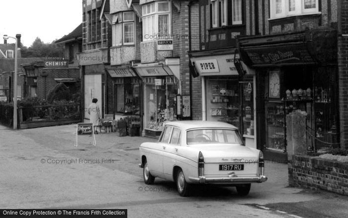 Photo of Broadstone, Shops Along Station Road c.1960