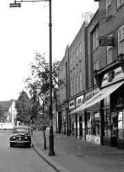Shops, Broadwater Street 1954, Broadwater