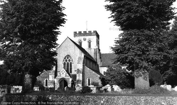 Photo of Broadwater, St Mary's Church 1954