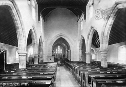 St Mary's Church Interior 1890, Broadwater