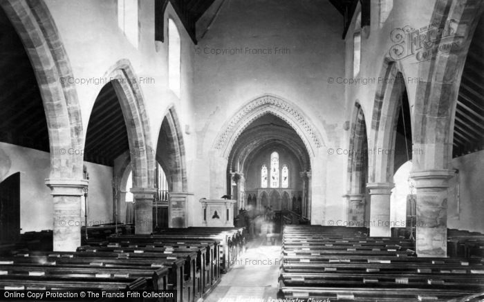 Photo of Broadwater, St Mary's Church Interior 1890