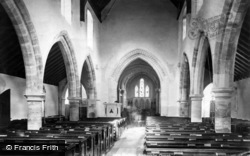 St Mary's Church Interior 1890, Broadwater