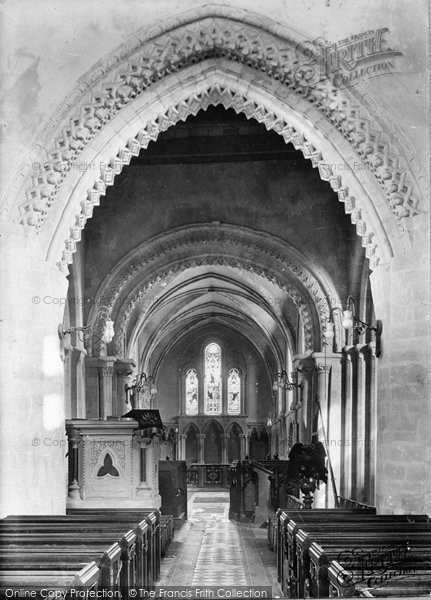 Photo of Broadwater, St Mary's Church Interior 1919