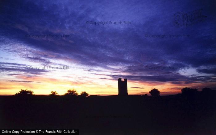 Photo of Broadway, Broadway Tower At Dusk c.1990