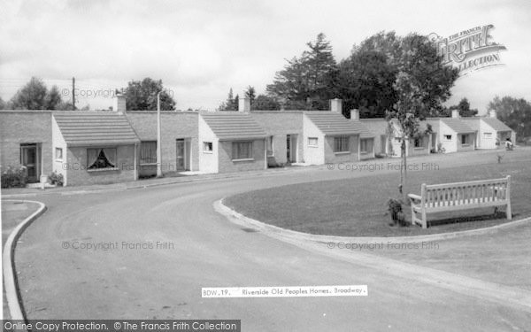 Photo of Broadway, Riverside Old People's Homes c.1965
