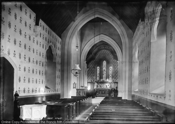 Photo of Brockham, Church Interior 1886