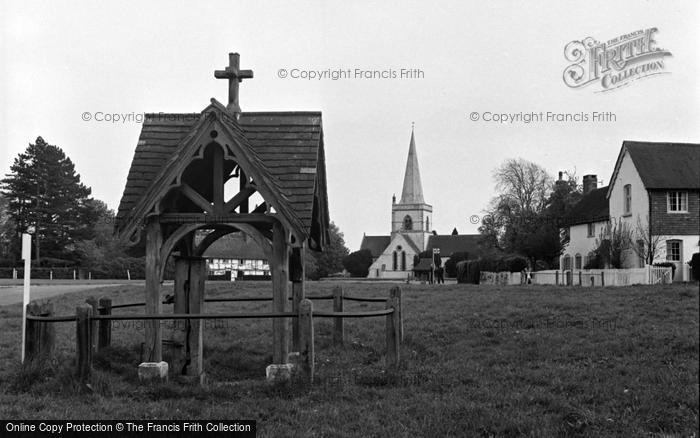 Photo of Brockham, The Village Pump 1958