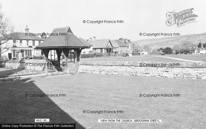 Photo of Brockham, View From The Church 1958